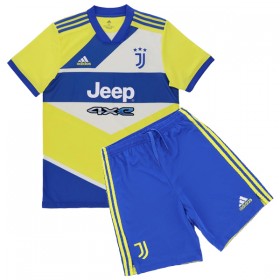 Koszulka Juventus Dziecięcy Trzeci Stroje Piłkarskie 2021/22 Krótki Rękaw